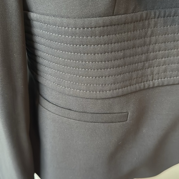 Armani Collezioni black blazer size 12 100% virgin wool fully lined - Picture 4 of 10